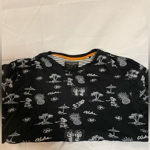 Denim & Flower Short Sleeve T-Shirt